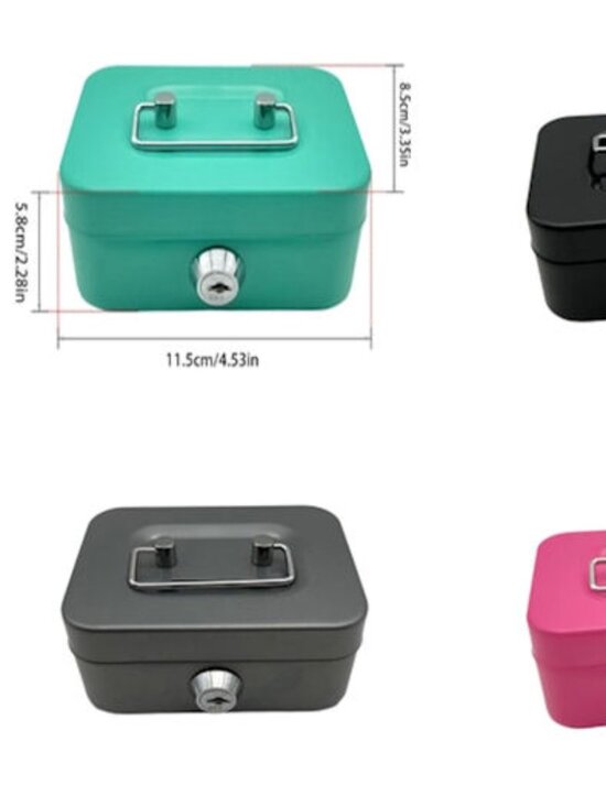 GAMBLING METAL LOCK BOX WITH 2 KEYS NIP Other - GAMBLING METAL LOCK BOX WITH 2 KEYS NIP
